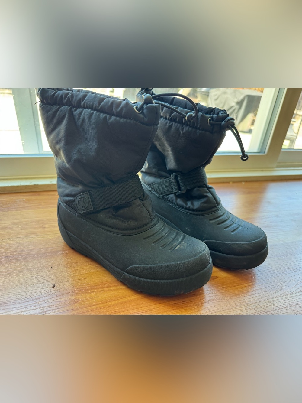 Northside Frosty Polar - Insulated Kids Black Snow Boots - Boys Size 4 - Onyx